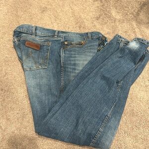Wrangler Slim Straight Blue Jeans 34x34